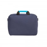 Messetasche in Business-Farben Farbe blau dritte Ansicht