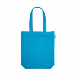 Tasche aus recycelter Baumwolle in vielen Farben farbe hellblau zweite Ansicht