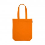 Tasche aus recycelter Baumwolle in vielen Farben farbe orange zweite Ansicht