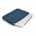 Hülle für Notebook mit Logo bedrucken Farbe blau