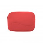 Klassische Kulturtasche für Ihre Werbeveranstaltungen Farbe rot zweite Ansicht