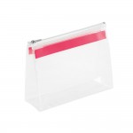 Kunststofftasche mit Reißverschluss Farbe rosa