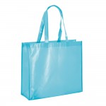 Hochwertige Taschen aus Vliesstoff Farbe hellblau