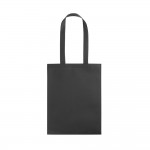 Taschen aus Vliesstoff mit langen Henkeln, 80 gr/m2 Farbe schwarz
