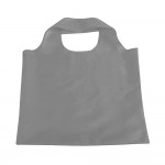 Faltbare Einkaufstasche bedrucken Farbe grau