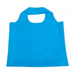 Faltbare Einkaufstasche bedrucken Farbe hellblau