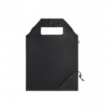 Faltbare Tasche aus recyceltem Kunststoff Farbe schwarz