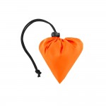 Faltbare Tasche aus recyceltem Kunststoff Farbe orange zweite Ansicht