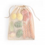 Obsttasche aus Baumwolle 120 g/m2 Farbe natürliche farbe zweite Ansicht