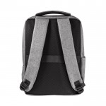 PC-Rucksack aus 300D-Polyester für 15,6-Zoll Laptop farbe grau dritte Ansicht