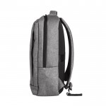PC-Rucksack aus 300D-Polyester für 15,6-Zoll Laptop farbe grau fünfte Ansicht