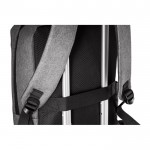 PC-Rucksack aus 300D-Polyester für 15,6-Zoll Laptop farbe grau siebte Ansicht