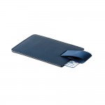 Kartenhalter mit RFID und PU als Werbeartikel Farbe blau sechste Ansicht