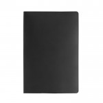 Wasserfestes A5-Notizbuch aus Steinpapier, unliniert farbe schwarz zweite Ansicht