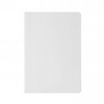 Wasserfestes A5-Notizbuch aus Steinpapier, unliniert farbe weiß zweite Ansicht