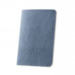 Block mit flexiblen Einbänden aus Kaffeeschalen Farbe Blau