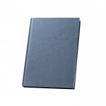Notizbuch mit nachhaltigem festen Einband Farbe Blau