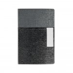 Elegantes Set mit Kartenhalter und Schlüsselanhänger Farbe grau fünfte Ansicht
