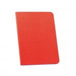 Notizblock aus recyceltem Papier Farbe rot