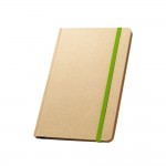 Notizbuch A5 aus Recyclingpapier bedrucken Farbe hellgrün