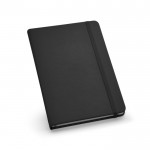 Notizbuch mit 160 glatten Seiten mit festem Deckel Farbe schwarz
