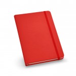 Notizbuch mit 160 glatten Seiten mit festem Deckel Farbe rot