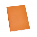 Recycling-Notizbücher mit Logo 40 Seiten A5 Farbe orange