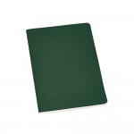 Recycling-Notizbücher mit Logo 40 Seiten A5 Farbe grün