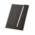 Exklusives Notizbuch mit Lasche A5 Farbe schwarz