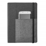 Die exklusivsten Notizbücher für Ihre Firma Farbe grau sechste Ansicht