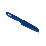 Stahlmesser mit Hülle Farbe köngisblau