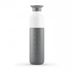 Flaschen mit Thermofunktion als Werbeartikel Farbe Grau erste Ansicht