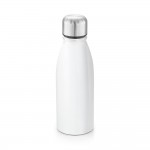 Wasserflaschen für Sport bedrucken Farbe weiß