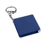 Schlüsselanhänger mit Metermaß 1 m Farbe blau