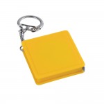 Schlüsselanhänger mit Metermaß 1 m Farbe gelb