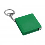 Schlüsselanhänger mit Metermaß 1 m Farbe grün