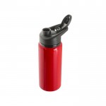 Sportflasche aus recyceltem Alu mit Flip-Top-Öffnung, 660 ml farbe rot fünfte Ansicht