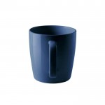 Keramikbecher mit glänzender Oberfläche, 450 ml farbe marineblau dritte Ansicht
