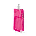 Faltbare Kunststoffflasche bedrucken Farbe rosa vierte Ansicht
