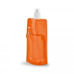 Faltbare Kunststoffflasche bedrucken Farbe orange