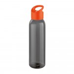 Elegante Firmenflasche, Farbe schwarz Farbe orange