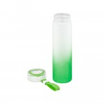 Glasflaschen mit Farbverlauf bedrucken Farbe grün vierte Ansicht
