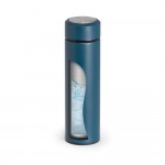 Thermosflasche mit Tee-Ei und Doppelwand Farbe blau fünfte Ansicht