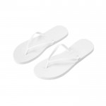 Flip Flops mit Sublimierung auf Sohle, Größe 36-39 Farbe weiß