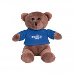Teddybär mit Hemd bedrucken Farbe köngisblau Ansicht mit Logo 1