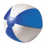 Wasserball aus PVC in verschiedenen Farben mit bunter Option farbe blau zweite Ansicht