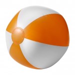 Wasserball aus PVC in verschiedenen Farben mit bunter Option farbe orange zweite Ansicht