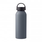 Recycling-Aluminiumflasche mit Griff, mattes Finish, 500ml farbe grau erste Ansicht