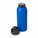 Recycling-Aluminiumflasche mit Griff, mattes Finish, 500ml farbe köngisblau vierte Ansicht