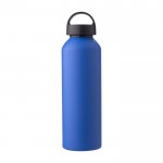 Recycling-Aluminiumflasche mit Griff, mattiert, 800ml farbe köngisblau zweite Ansicht